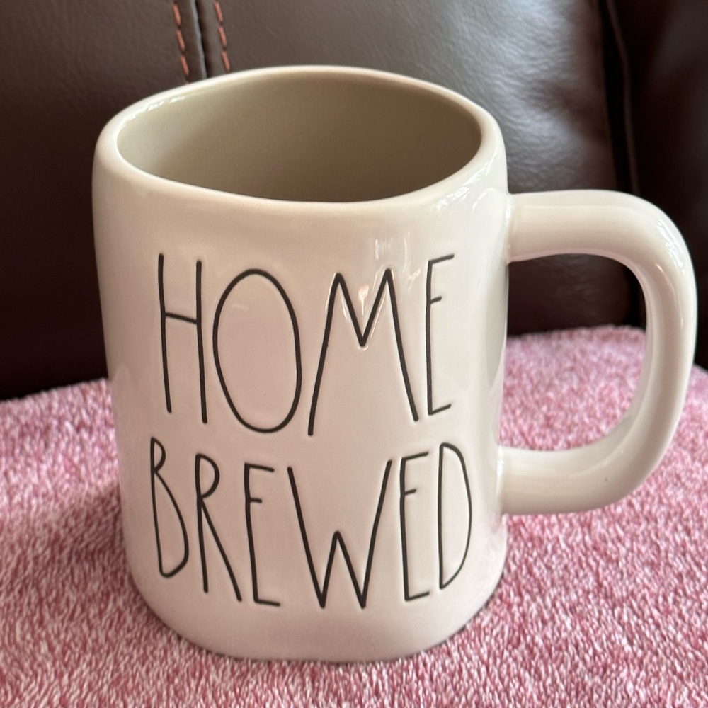 Rae Dunn HOME BREWED Ceramic Mug BRAND NEW!!